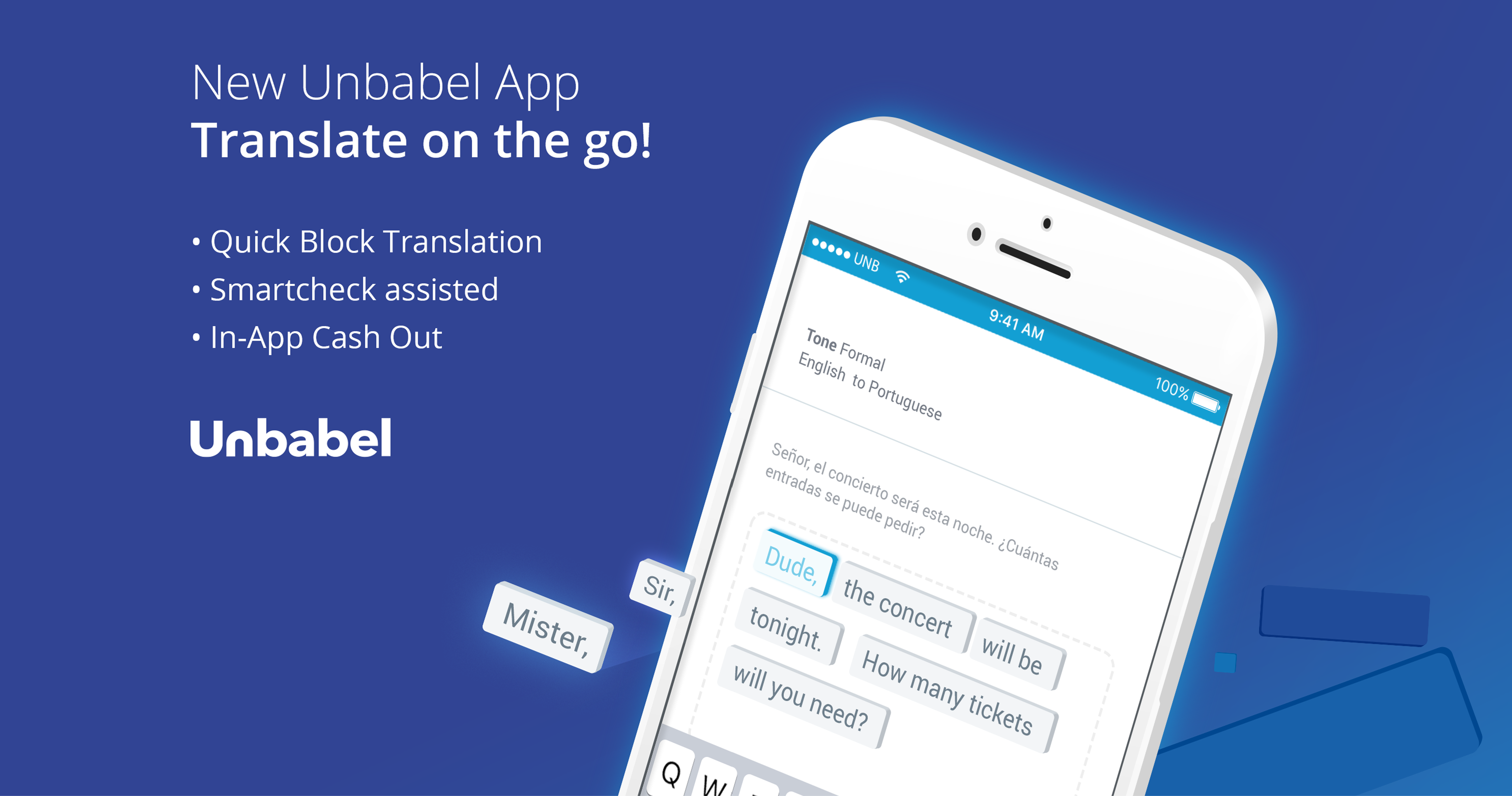 Unbabel Swift app